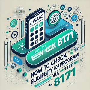 How to Check Eligibility for Ehsaas Program via 8171